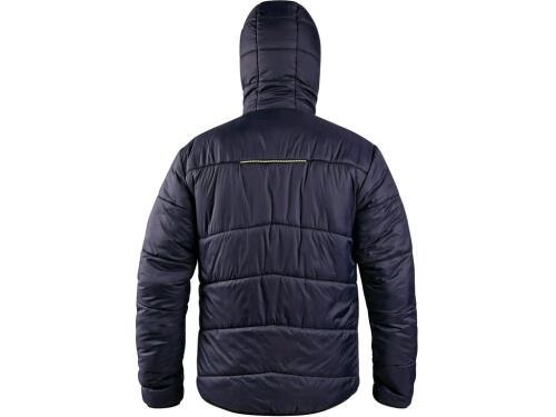 Bunda CXS CHESTER, výstražná, oboustranná, žluto-modrá, vel. 3XL